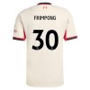 Koszulka Liverpool Jeremie Frimpong 30 Wyjazdowe 2025-26 Koszulki Piłkarskie Krótki Rękaw